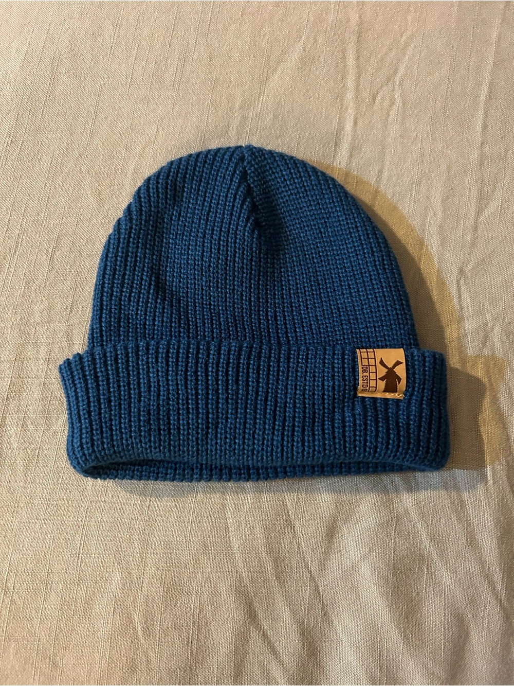 Dutch Bros Blue Knit Cuffed Beanie